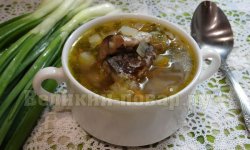 Суп в мультиварке с рисом и рыбными консервами