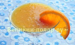 Апельсиновый коктейль с грушей
