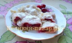 Вареники с вишней