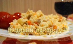 Рецепт плова с курицой для мультиварки