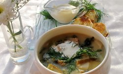 Суп с телятиной и грибами