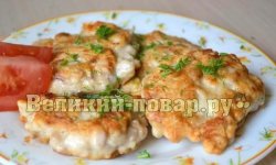 Куриные котлеты из рубленного мяса