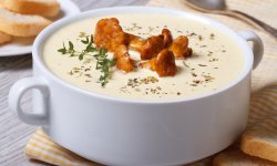 Суп с грибами с плавленым сыром