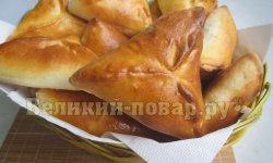 Пирожки с начинкой из куриной печени