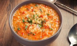 Рецепт густого овощного супа с чечевицей по-итальянски
