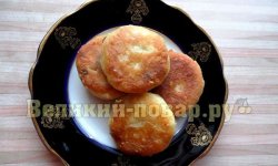 Низкокалорийные сырники с яблоками, изюмом и финиками