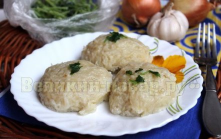 Драники с мясом на пару в мультиварке