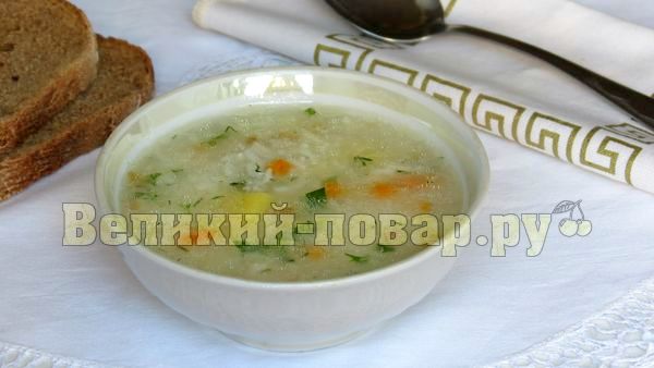 Рисовый Суп В Мультиварке С Фото